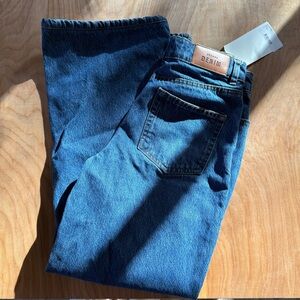 Sezane Indigo Straight Leg Jeans